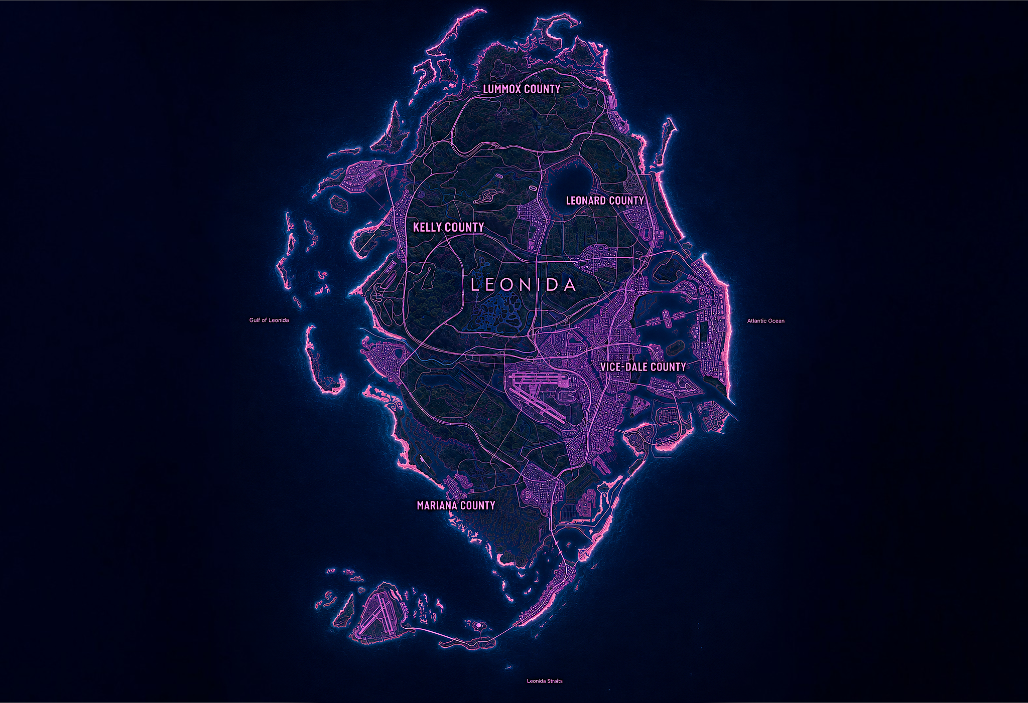 GTA VI Leonida Map